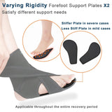 JOMECA Upgraded Drop Foot Brace for Walking with Shoes - Dual Forefoot Support Plates Adjustable Soft AFO, Foot Drop, TBI, ALS, MS, Bone Fracture, Fits Women & Men FSA or HSA Eligible (Left, S/M)