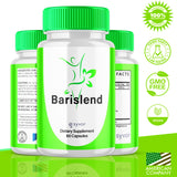 Barislend Capsules, Official Barislend Pink Salt Pills with All Natural Ingredients, Bari-Slend Advanced Formula Vitamin Pills for Health and Wellness Supplement for Men and Women (60 Capsules)