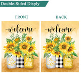 Seasonal Garden Flags Set of 12 Double Sided 12 x 18 Inch Yard Flags, Small Garden Flags for Outside, Fall Winter Halloween Christmas Outdoor Flags, Holiday Flags for All Seasons