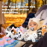 Liliful 8 Pack Kids Gifts Stuffed Animal Cat Slap Bracelets, Halloween Christmas 8 Inch Plush Wrist Cute Snap Bracelet Birthday for Boys Girls Child Bulk Item Pet Adoption Party Favors(Kittens)