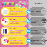 FUNPX LED RC Drone for Kids 6+, Christmas Birthday Gift for Boys & Girls with Remote Batteries, 360° Flips, 3 Speed Modes, 45 Min Flight Indoor and Outdoor Flying Toy - RoseRed Yellow