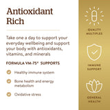 Solgar Formula VM-75, 90 Tablets - Multivitamin with Chelated Minerals - Vitamin A, B6, B12, C, D, E - Biotin, Magnesium, Calcium, Iron, Zinc - Vegan, Gluten Free, Dairy Free, Kosher - 90 Servings