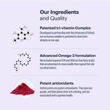 ELYSIUM Matter - 30 Servings - Brain Supplement for Memory and Focus Omega 3 Supplement + DHA - Vitamins to Support Brain Health and Memory