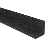 TISHO 3" x 48" Black Rubber No Dig Landscape Garden Border Edging (Pack 6)，Made of 100% Recycled Tires，Sturdy, Flexible and Reusable，Pieces are 4ft in Length (Color : Black)
