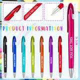 Lincia 100 Pcs Positive Theme Ballpoint Pens Bulk Retractable Medium Point Pens with Black Ink Inspiration Thank You Gifts for Teacher, Back to School, Christmas