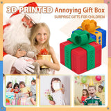 JASSBOOY Annoying Gift Box with Screws, Finger in Annoying Box Funny Prank Gag Gift for Christmas Halloween, Office Joke