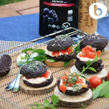 b Organic Aronia Berry Powder - Black Chokeberry Superfood High in Anthocyanins & Polyphenols - Supports Immune System - Chokeberries Organic Superfood - Aronia Berries - Vegan, Gluten-Free - 1lb