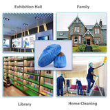 Tomus-UNI Shoe Covers Disposable 200 Pack (100 Pairs) | Non-Slip, Durable, Indoor | Protect Your Home, Floors and Shoes