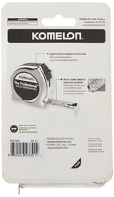 Komelon 433IEHV High-Visibility Professional Tape Measure both Inch and Engineer Scale Printed 33-feet by 1-Inch, Chrome
