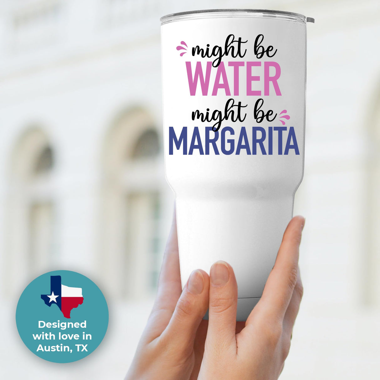 Funny Might Be Margarita Tumbler 30oz, Margarita Gifts for Margarita Lovers, Margarita Birthday Gift For Women, Margarita Cup Gift, Margarita Themed Gifts for Margarita Drinkers, Christmas, Gift-Ready