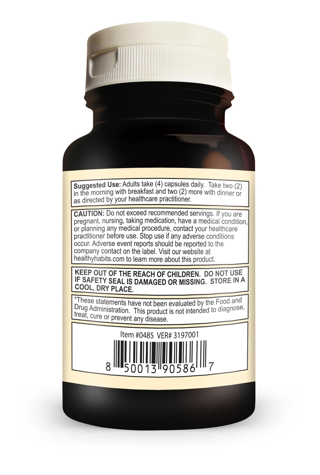 Healthy Habits StrictionBP Bottle 120 Veg Capsules