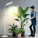 Wiaxulay Grow Lights for Indoor Plants, 153 LED Full Spectrum Plant Grow Light Floor Standing, Height Adjustable 24-68 in,4/8/12/16H Timer,3 Lighting Modes,5 Brightness for Growing Large Tall Plants