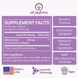 Liposomal Saffron Supplements 88.5 mg, Maximum Absorption, 100% Pure Saffron Extract Capsules for Mood, Energy, Vision & Focus - 60 Vegan Capsules