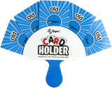 Regal Games 4 Pack Card Holders for Playing Cards - Kids Card Holder with Plastic Paddles - Ideal for Family Fun Game Night and Travel (Ages 3+)