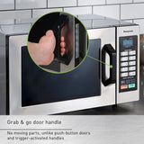 Panasonic NE-1054F Compact Light-Duty Countertop Commercial Microwave Oven with 10 Programmable Memory and Touch Screen Control, Countertop Microwave Oven, 1000W, 0.8 Cu. Ft, Stainless Steel