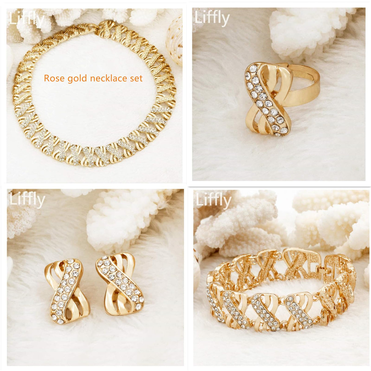 Nigeria Jewelry Sets for Women Africa Beads Jewelry Set Dubai Gold Wedding Bridal Fashion Jewelry Sets Womens Accessories, Choker Necklace 16 inch