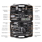 Amazon Basics 173-Piece General Household Hand Tool Set with Storage Case, Portable Tool Kit for Home Maintenance and Everyday Repairs