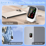 Portable Carbon Monoxide Detectors, 3-in-1 CO Detector – Mini CO, Temp & Humidity Sensor with 85 dB Alarm, Fold-Out Kickstand & Lanyard, Ultra-Low-Power Plug-Free Safety for Home, RV, Camp or Hotel