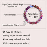 Hummingbird Gifts for Women, Inspirational Hummingbird Bracelet Jewelry