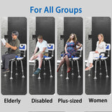 Shower Chair for Seniors Elderly Handicap Disabled Or Bariatric Adults Heavy Duty 500 Lbs Adjustable Stool with Arms and Back Bench Seat for Inside Shower Stall and Bathroom Bath Tub Chairs