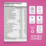 SELF NUTRITION Vegan Multivitamins for Women - Once Daily - 28 Nutrients - Boost Energy, Sleep, Hair, Skin, Nails & Reduce Cravings - Keto, Vegan, Gluten Free, USA, 2-Months Supply