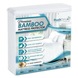 PlushDeluxe Bamboo Waterproof Mattress Protector, King Size, Ultra Soft