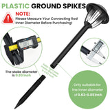 DALQUIS 8 Sets Flame Lamp Extension Kit for Solar Torches