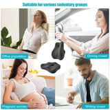 Karmadrenix Coccyx Seat Cushion, Sciatica Pain Relief Tailbone Cushion for Office Chair, Car Seat, and Home Seat, Office Chair Cushions for Back and Butt(Dark Grey)