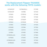 TOTO® Replacement Flapper for Select TOTO 3 Inch Flush Valve Tanks - THU500S