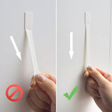 MOVELYST 60 Small Hooks+80 Removable Strips, Clear Wire Hanger Hooks, Damage-Free Utility Hooks, Heavy Duty with Adhesive Strips, No Tools Wall Hook for Hanging, Value Pack