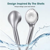 FASDUNT Shower Head with Handheld, High Pressure 8-Mode Filtered Shower Head with 80" Extra Long Stainless Steel Hose & Adjustable Bracket, Built-in Filter for Hard Water -Remove Chlorine, Chrome