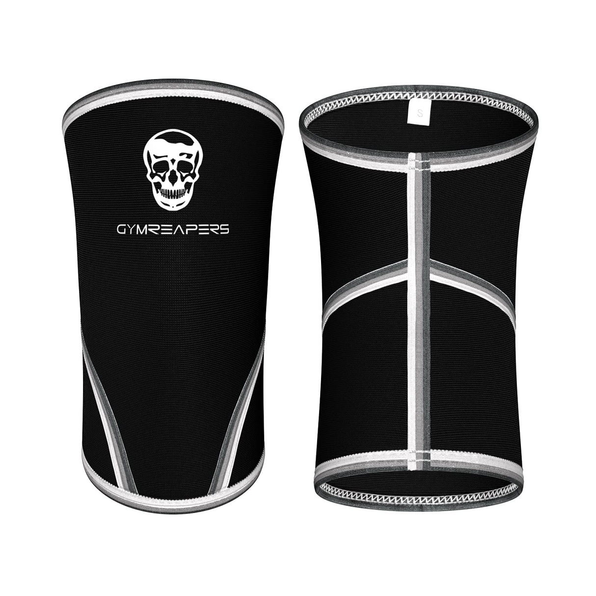 Gymreapers Elbow Sleeves (1 Pair) W/Wrist Wraps - Support & Compression for Powerlifting, Weightlifting, Bench & Tendonitis - 5mm Neoprene Sleeve - For Men & Women - 1 Year Warranty (X-Large)