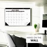 Wall Calendar 2025-2026 with Julian Date,Desk Calendar Wall Calendar from July 2025 to December 2026,18 Months Calendar 17"×12" Thick Paper for Office School Home
