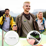 Cunno 100 Pcs Camping Pins Funny Outdoors Camp Adventure Brooch Pins Lapel Pin for Camping Adventure Birthday Party Decorations Gift Hat Jacket Clothes Backpacks Decor Accessories