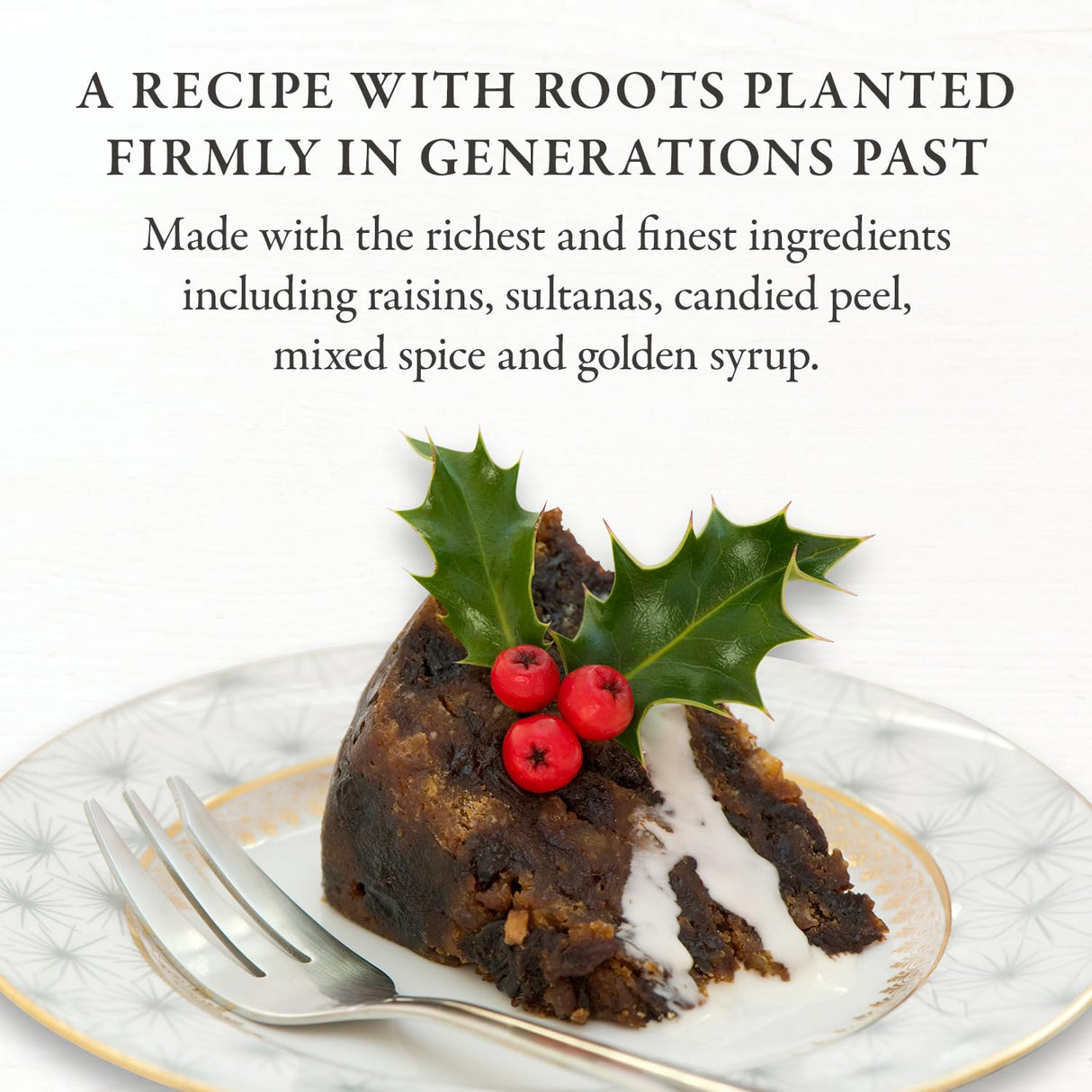 Walker’s Rich Fruit Pudding - 14.1 Oz Plum Pudding for Christmas - Luxury Holiday Treat and Dessert from Scotland