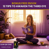 Third Eye Awakening – Organic Haritaki Capsules – King of Herbs for Pineal Gland Decalcification, Third Eye Activation & Intuition – Trusted by Millions of Yogis – 650mg – 100 Vegan Capsules.