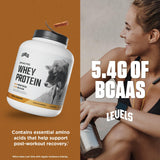 Levels Grass Fed Whey Protein Powder, No Artificials, 24G of Protein, Vanilla Cinnamon, 5LB