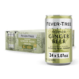 Fever-Tree Ginger Beer, 3-Ginger Blend Mixer, 24 Pack, 5.07 Fl Oz Cans