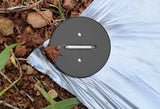 AAGUT Landscape Staples 6 Inch with Gaskets, Galvanized Garden Stakes