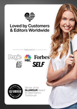 Aquasonic Vibe Series Ultra-Whitening Toothbrush – ADA Accepted Electric Toothbrush - 8 Brush Heads & Travel Case – 40,000 VPM Motor & Wireless Charging - 4 Modes w Smart Timer – Charcoal Metallic