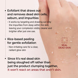 Peel Shot Glow Rice Ampoule Duo White rice ampoule+Black rice ampoule Soft Exfoliating Face and Body Scrub Dead Skin Cells, Blackheads Remover for All Skin Types