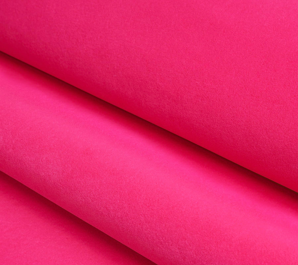 Decotalk Velvet Wallpaper Peel and Stick Pink Velvet Wallpaper Felt Fabric Sheets Adhesive Felt Fabric Wallpaper for Crafts Hot Pink Velvet Wall Paper for Drawer Liner 15.7x120 Inch Velvet Fabric Pink