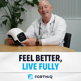 FORTHiQ Knee Massager Smart with Heat, Red Light and Massage Therapy, 3-in-1 Cordless, 2024 Updated Edition, FSA or HSA Eligible, Gifts for Grandma & Grandpa