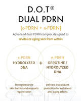 REJURAN® Dual Effect Ampoule, DOT™ DUAL c-PDRN® – Rejuvenating Face Serum for Radiant Glass Skin, Firming & Wrinkle Care with Salmon DNA. Korean Skincare (1.01 fl oz)