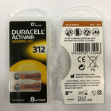 Duracell Hearing Aid Batteries Size 312 pack 60 batteries