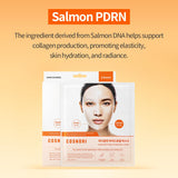COSNORI PDRN Hydrogel Mask - Enriched Salmon DNA PDRN, Intensive Nourishing, Elasticity Boost, Firming & Moisturizing, Deep Hydration, Korean Facial Mask, 0.98 oz(28g) x 6ea