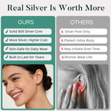 ChicSilver Sterling Silver Stud Earrings for Women Hypoallergenic Celtic Earrings Vintage Triquetra Triangle Studs Earrings Dainty Small Irish Jewelry for Women