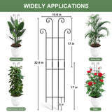 Coomin 32.6in Monstera Plant Support, Plant Trellis Indoor 2P