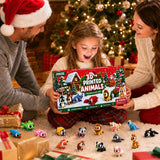 JOICEE 2026 Christmas Advent Calendar with Mini 3D Printed Animals Toys