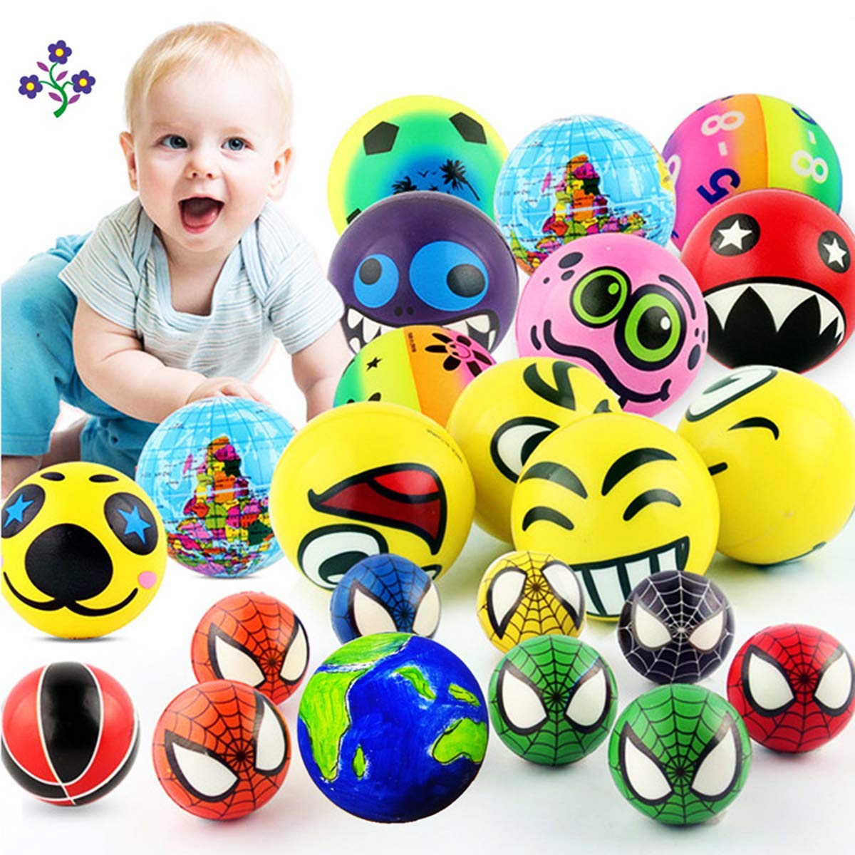 DIYASY 8’ Large White Foam Balls,2 Pack Giant Foam Balls,Smooth Solid Craft Balls for Christmas DIY Ornaments.